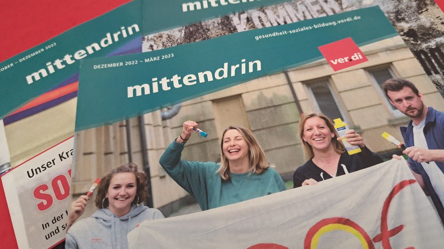 ver.di mittendrin